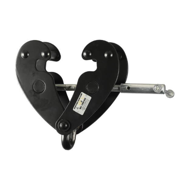 Adjustable Beam Clamp - Heavy Duty Steel Construction for Secure Load Support - Perfect for Construction, Rigging, and Industrial Applications