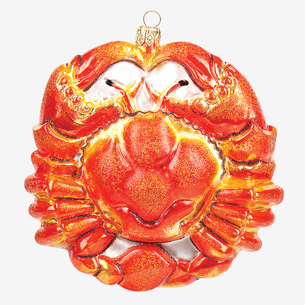 Handmade Crab Ornament - Decorative Resin Crab Sculpture for Home, Office, and Beach House Decor | Perfect Gift for Crab Lovers and Coastal Theme Enthusiasts | Use for Shelf Display, Table Centerpiece, or Wall Art
