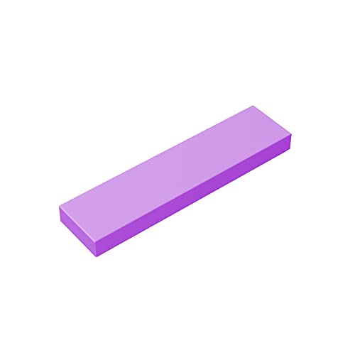 **600PCS Eske Kouri Gobricks GDS-563 1x4 Tile Building Blocks - Compatible with Lego 2431, 91143 & Major Brick Brands (Medium Lavender 062) for DIY, MOC Models & Creative Construction Projects**
