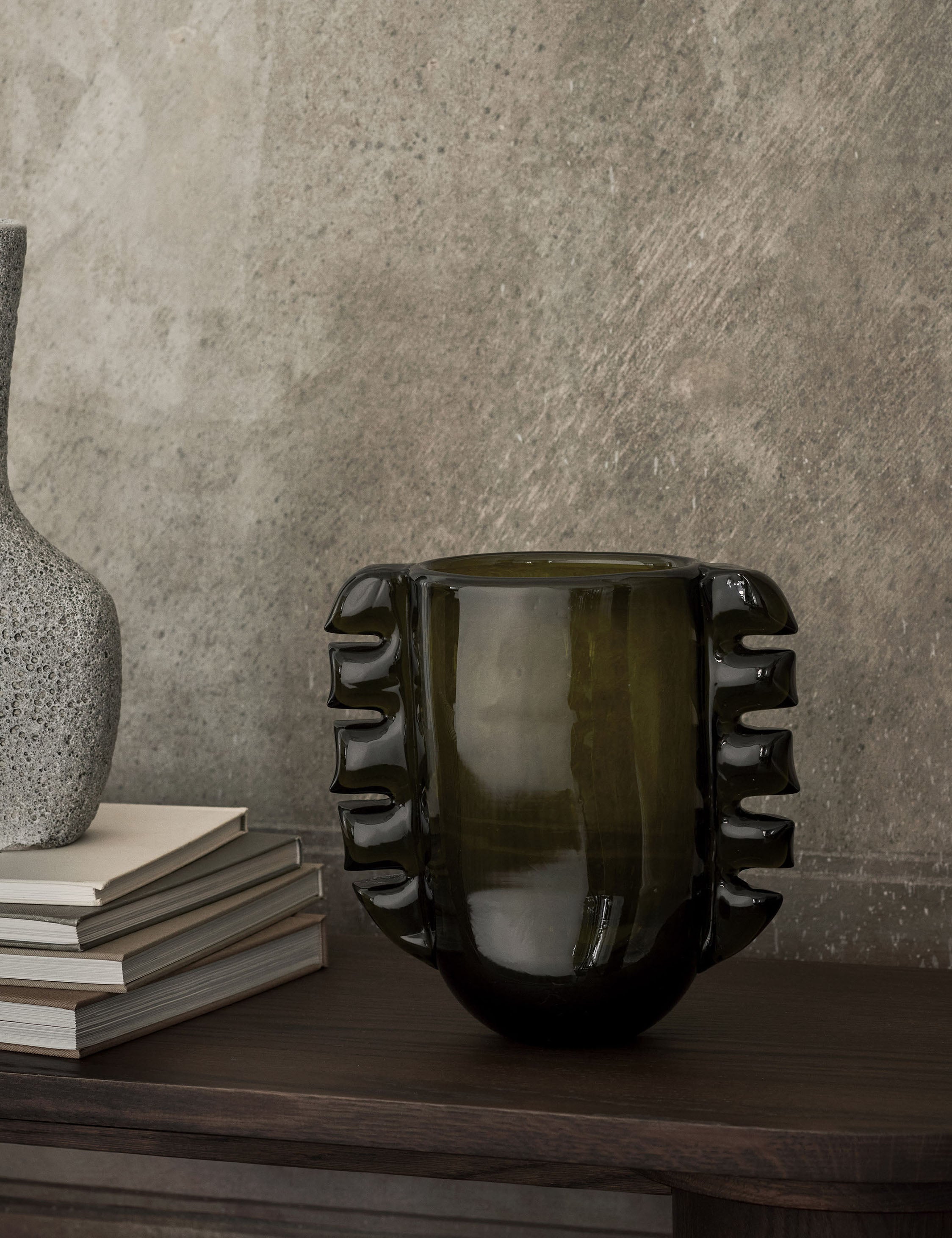 Ferm Living Alas Vase - Modern Ceramic Home Decor for Living Room, Bedroom & Office - Perfect for Flowers and Interior Design