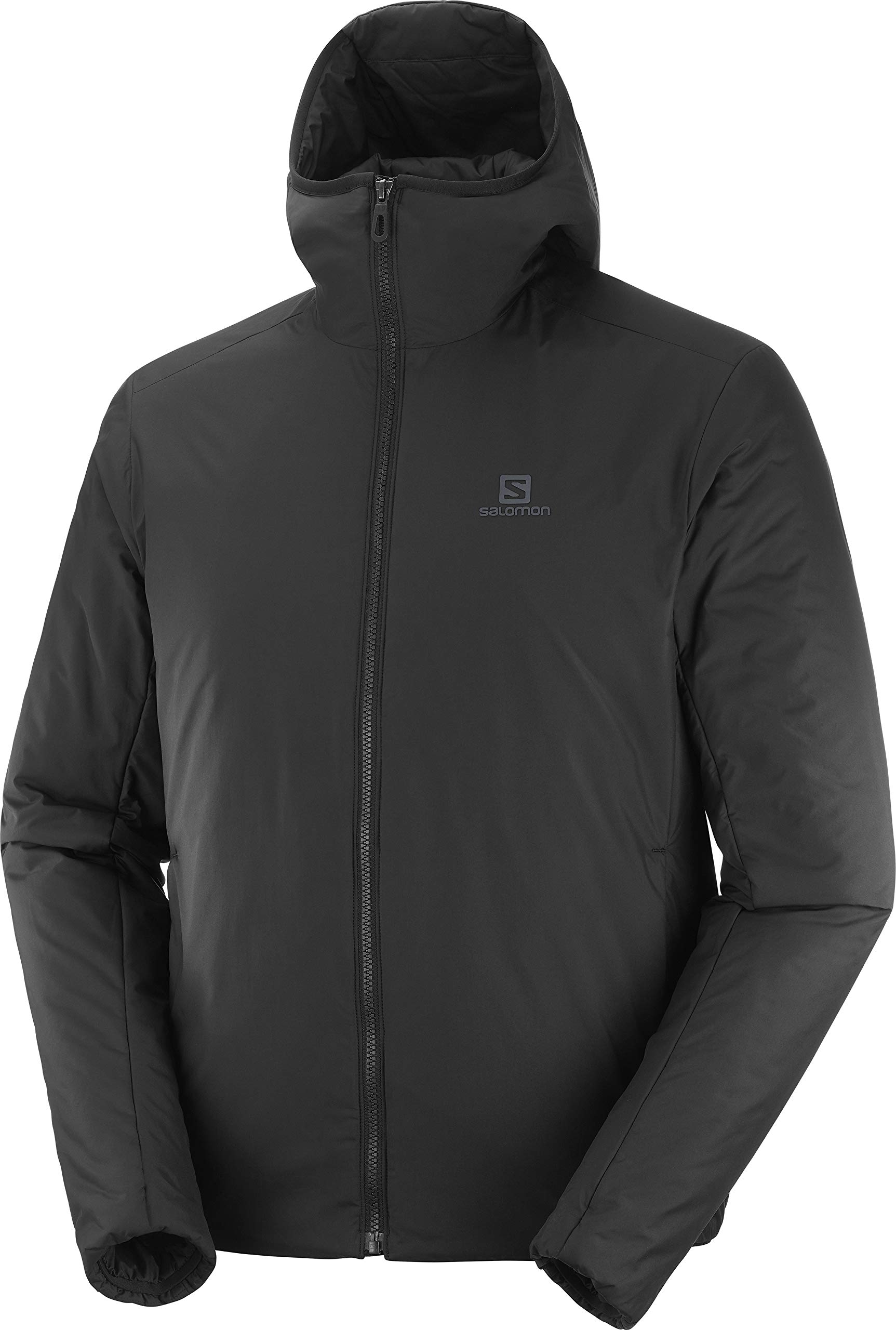 Salomon Men's Outrack Insulated Hoodie - Waterproof Winter Jacket with Fleece Lining for Hiking, Skiing & Outdoor Adventures