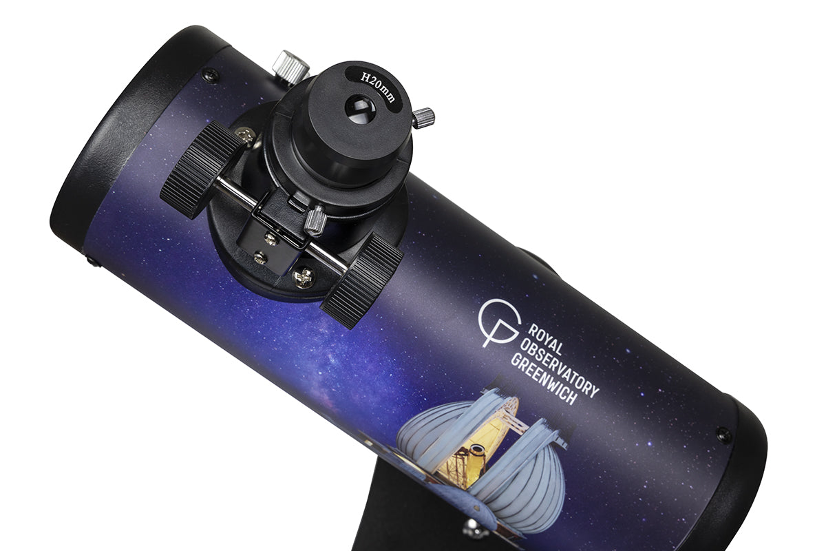 Royal Observatory Greenwich FirstScope Tabletop Telescope - Portable & Easy to Use for Beginners - Perfect for Stargazing, Astronomy Learning, and Backyard Observation