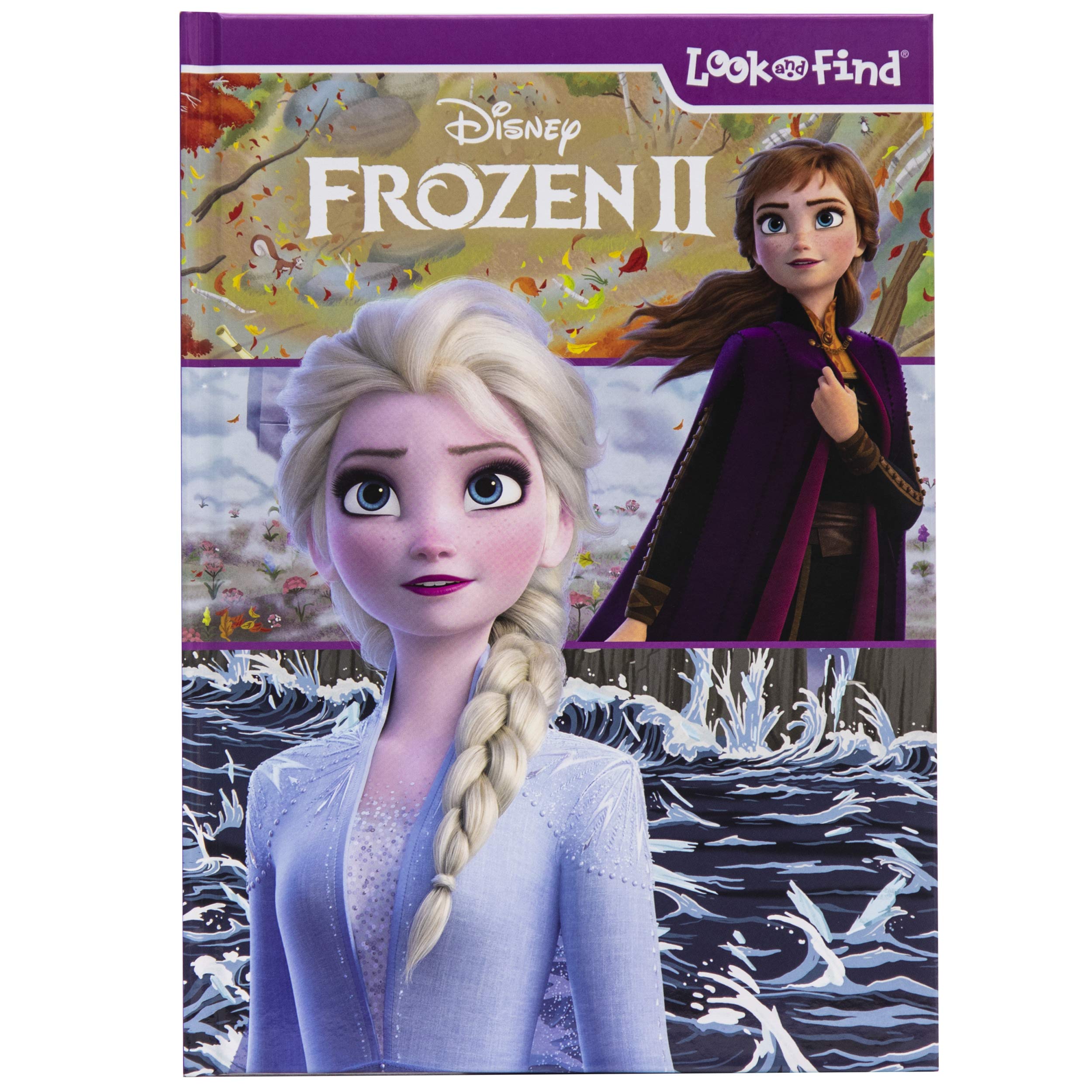 Disney Frozen 2 Elsa Anna Olaf Look and Find Activity Book for Kids - PI Kids - Fun Learning Adventure for Preschoolers and Toddlers - Perfect for Travel, Birthday Gifts, and Family Bonding Time