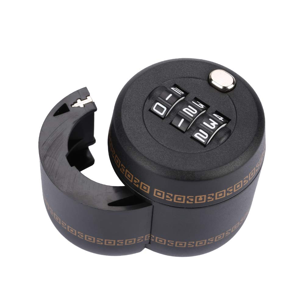 Gernie 3-Digit Combination Lock for Alcohol Bottles - Secure Password Protector for Milk, Liquor & Beverage Containers - Screw-Pull Levers Design - Ideal for Home, Bar, Travel & Child Safety