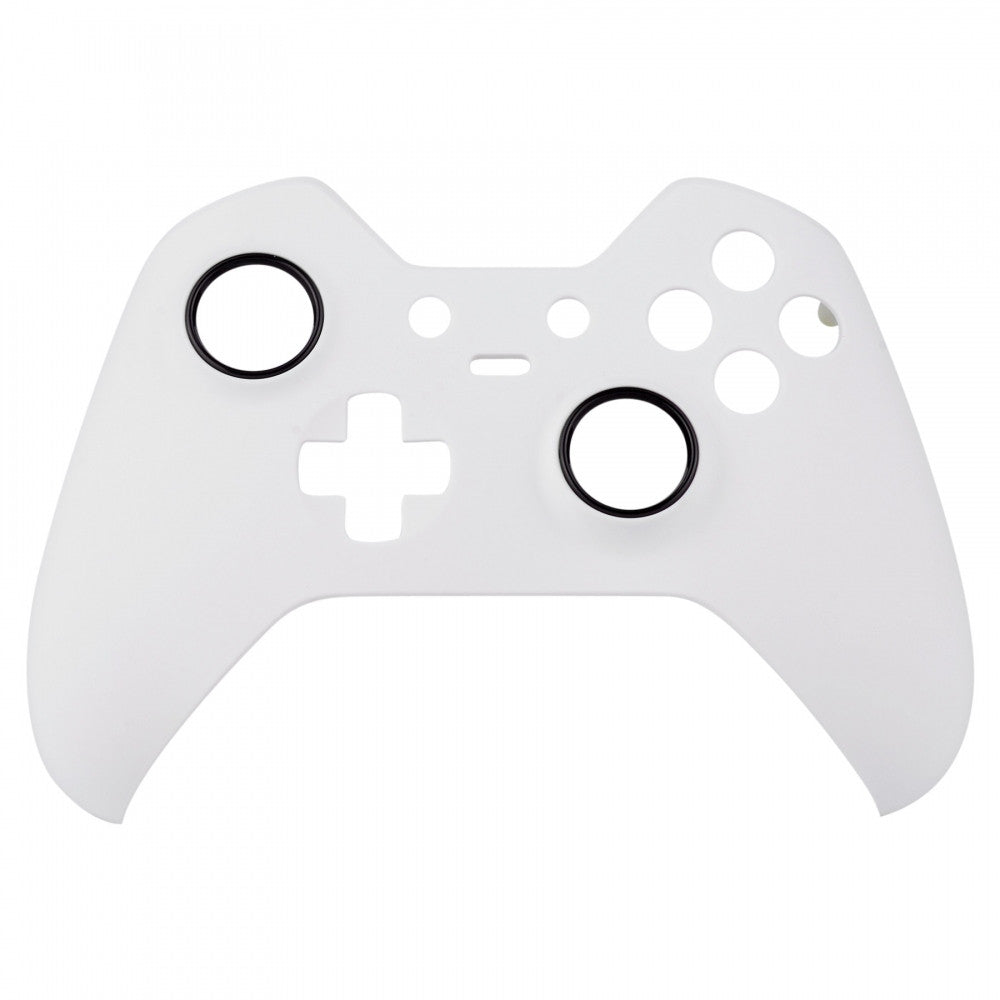 eXtremeRate White Replacement Front Housing Shell for Xbox One Elite Controller (Model 1698) - Premium Customization for Enhanced Gaming Experience
