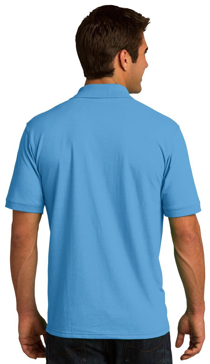 Port & Company Men's Big & Tall Knit Polo Jersey - Comfortable Stretch Cotton Shirt for Work & Casual Wear - Red - XX-Large Tall - Perfect for Office, Golf & Outdoor Activities