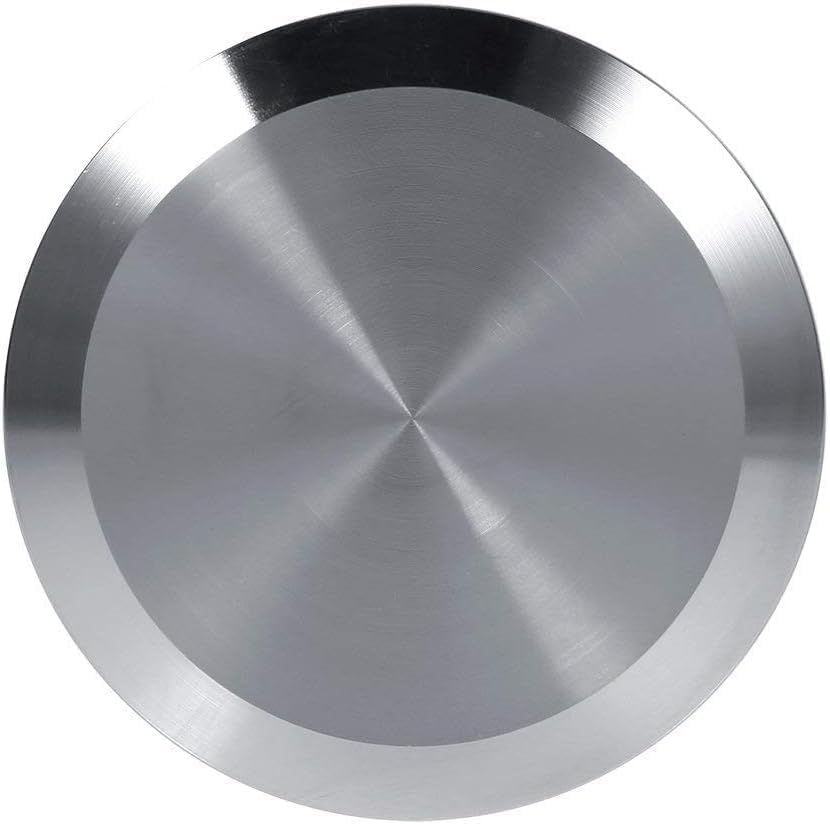 2PS KF10 Vacuum Fittings - KF10 Vacuum Flange Blind Plate & Tri Clamp Blank Stud End Caps for Dairy, Food, Wine, Beverage & Cosmetics Processing - Ideal for Vacuum Sealing, Laboratory Equipment & Industrial Engineering Applications (KF-10)