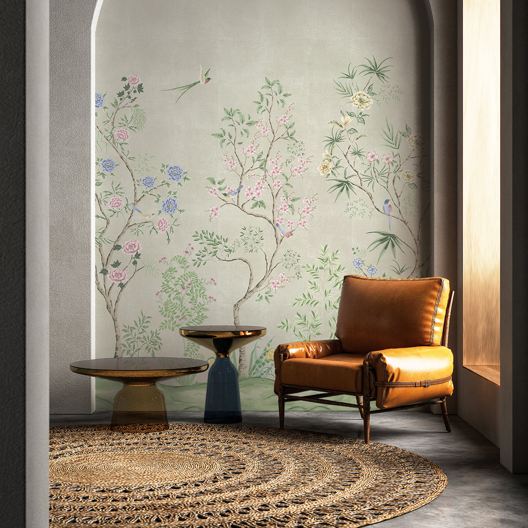 Fancy Tail Peel and Stick Wall Murals - Self-Adhesive Removable Wallpaper for Home Decor, Bedroom, Nursery & Office - Easy DIY Wall Covering