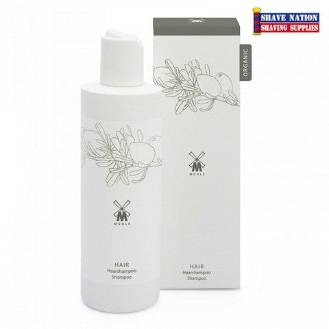 MÜHLE Organic Vegan Shampoo for Hair Care - Natural & Cruelty-Free Shampoo for Daily Use, Dry & Damaged Hair - Perfect for Eco-Conscious Consumers & Sustainable Lifestyle