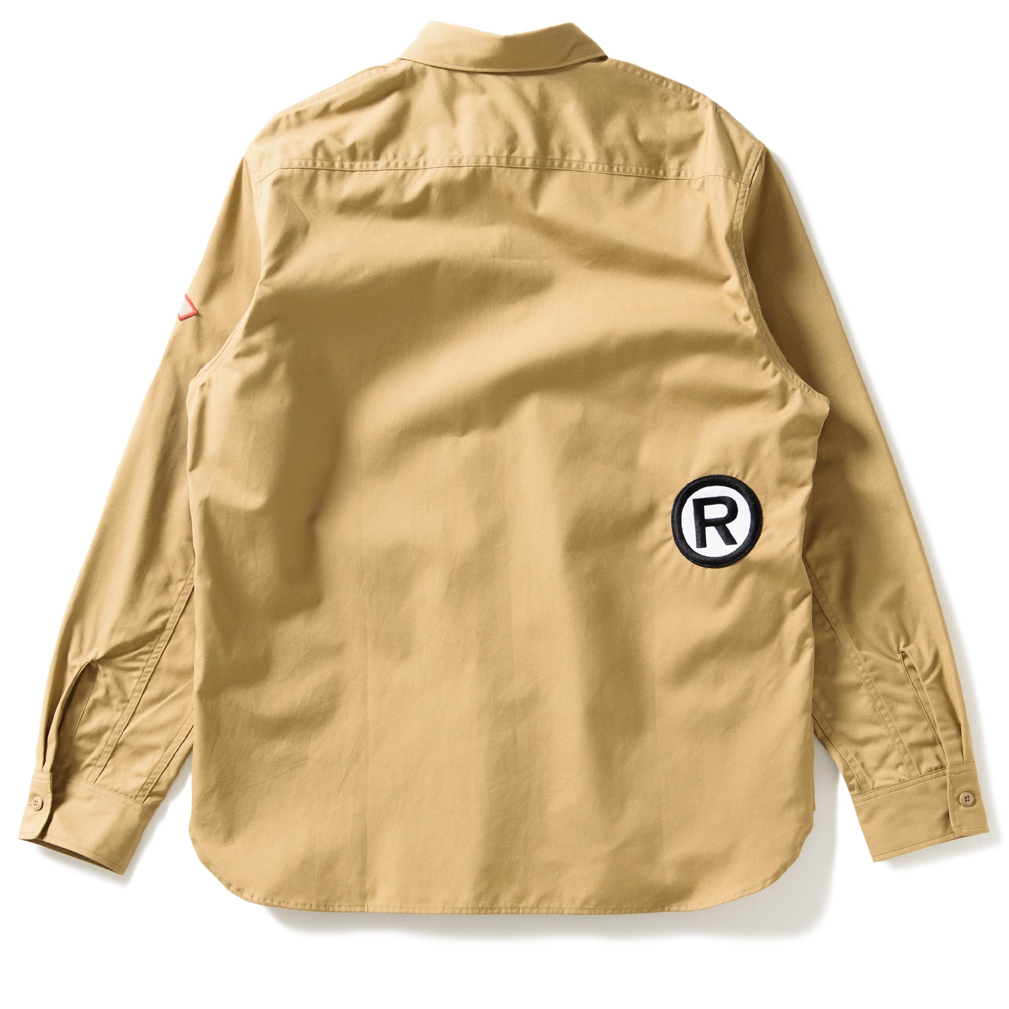 Bape Boyscout Relaxed Fit Shirt for Men - Beige Casual Streetwear Tee | Perfect for Urban Fashion & Street Style Outfits