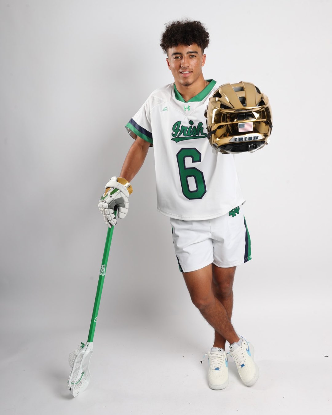 Authentic Jordan Faison Signed Notre Dame Fighting Irish Lacrosse Jersey with PIA COA - Perfect for Collectors, Sports Memorabilia Enthusiasts, and Notre Dame Fans - Great for Display, Gifting, and Game Day Spirit
