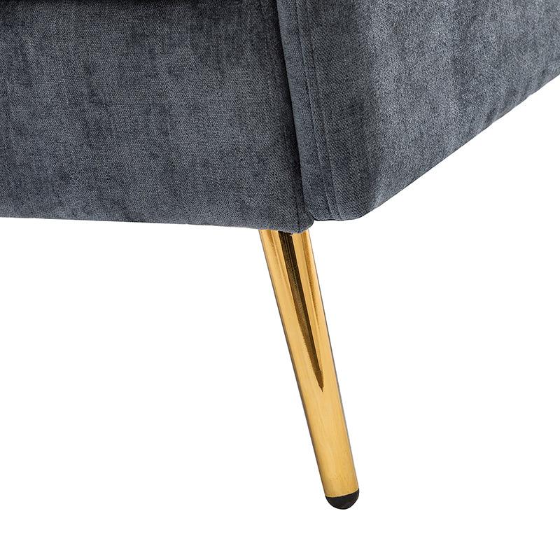Laertiades Modern Upholstered Accent Armchair with Removable Cushion, Sturdy Metal Legs & High-Density Foam - Perfect for Living Room, Bedroom, or Office Decor