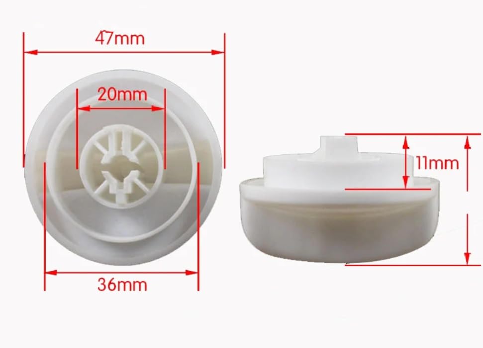 Plastic Washing Machine & Dryer Selector Knob - Replacement Timer Control Dial for Laundry Appliances - Perfect for DIY Washer/Dryer Repairs & Home Maintenance