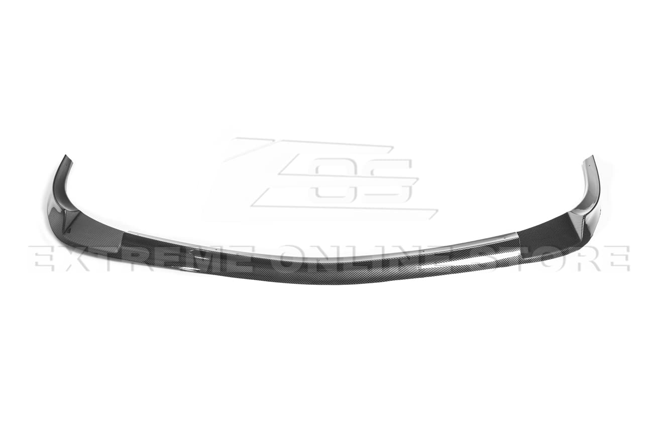 2005-2013 Chevrolet Corvette C6 Base & ZR1 Style Front Bumper Lower Lip Splitter - ABS Plastic Hydro-Dipped Carbon Fiber | Aerodynamic Upgrade for Enhanced Performance & Aggressive Look | Perfect for Car Shows, Racing & Street Style