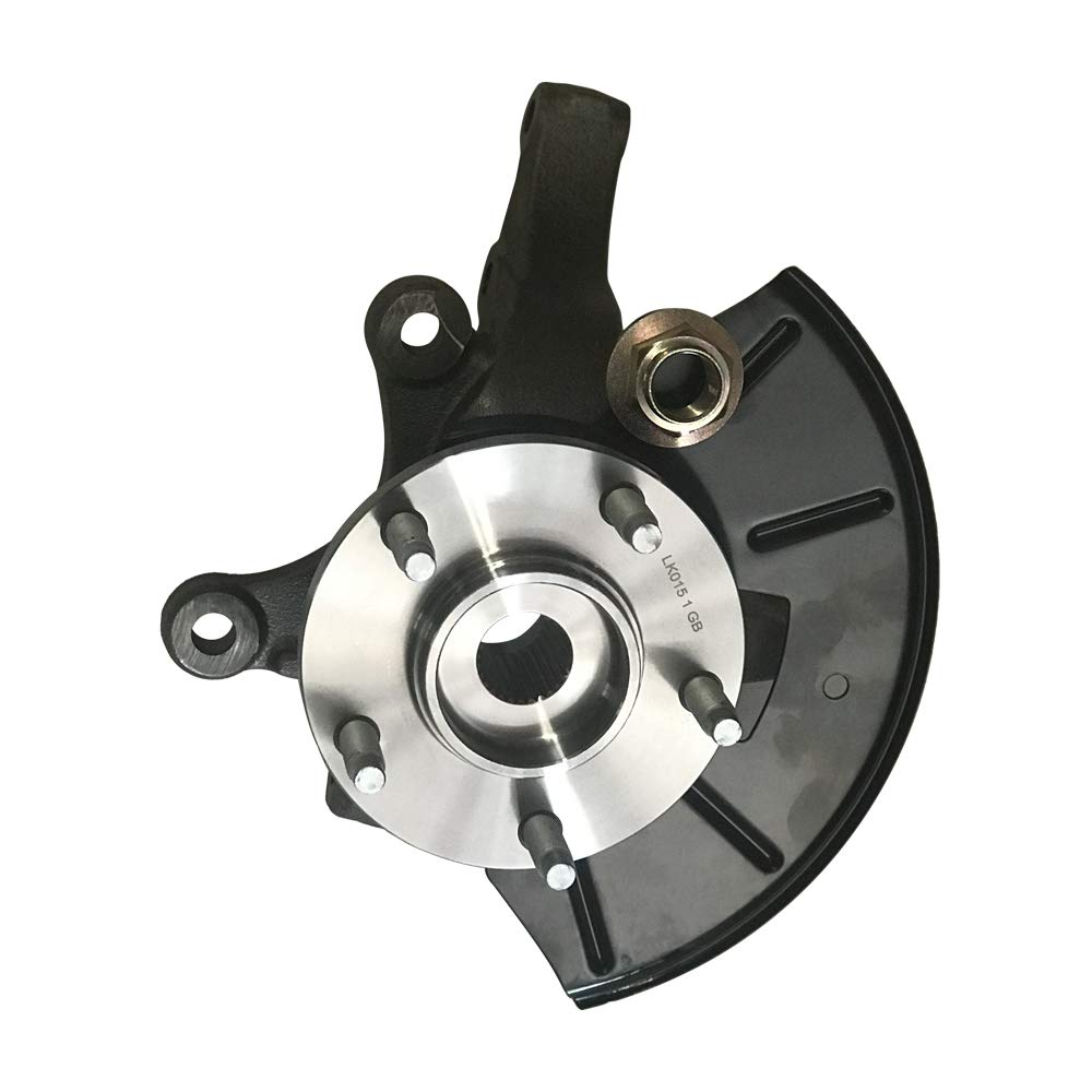 DRIVESTAR 698-405 LK015 Front Steering Knuckle Wheel Hub Assembly - Left Driver Side Replacement for 2001-2012 Ford Escape, 2001-2011 Mazda Tribute & 2007-2011 Mercury Mariner - Perfect for Smooth Steering & Safe Driving