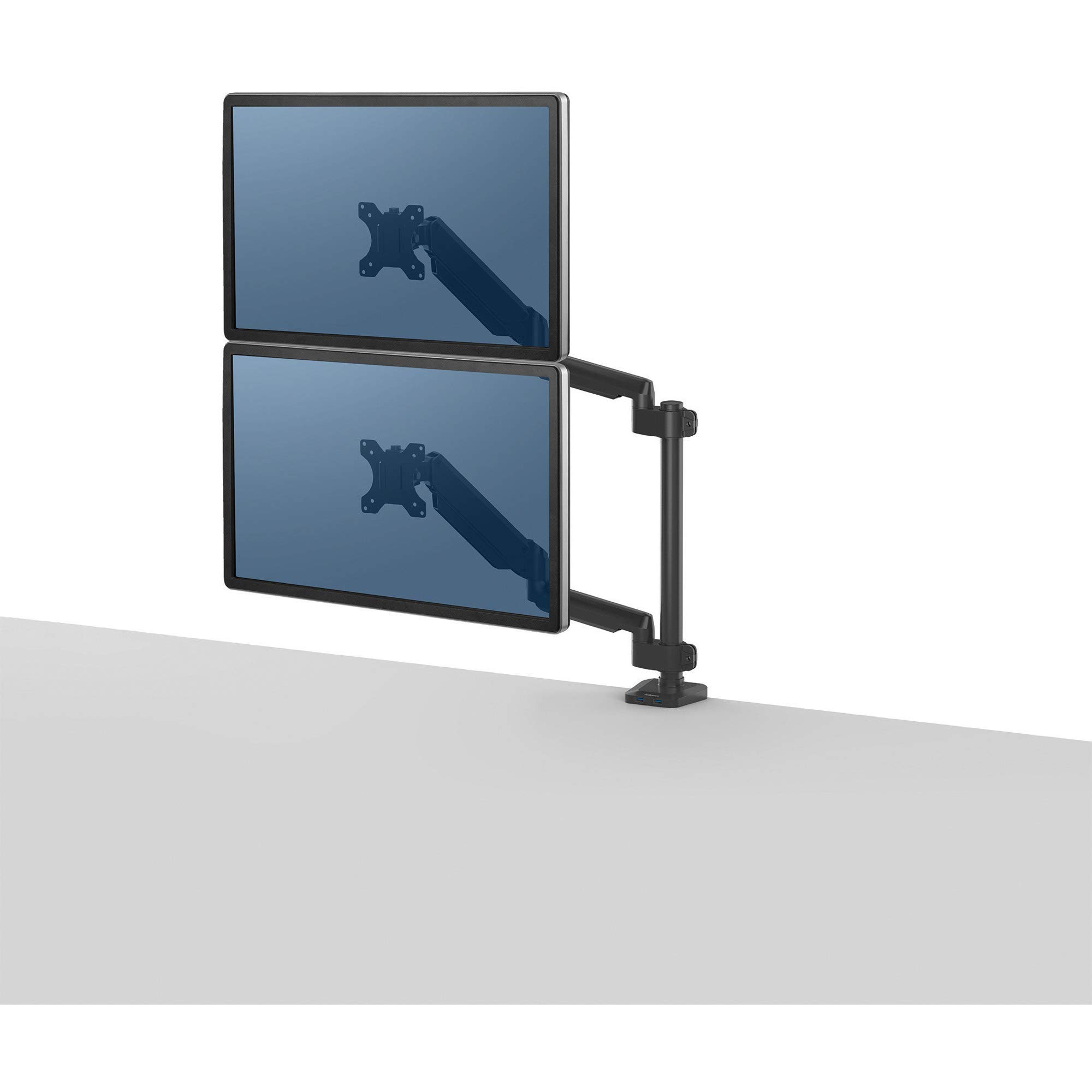 Fellowes Platinum Series Dual Monitor Arm - Adjustable Ergonomic Stand for Dual Screens up to 32