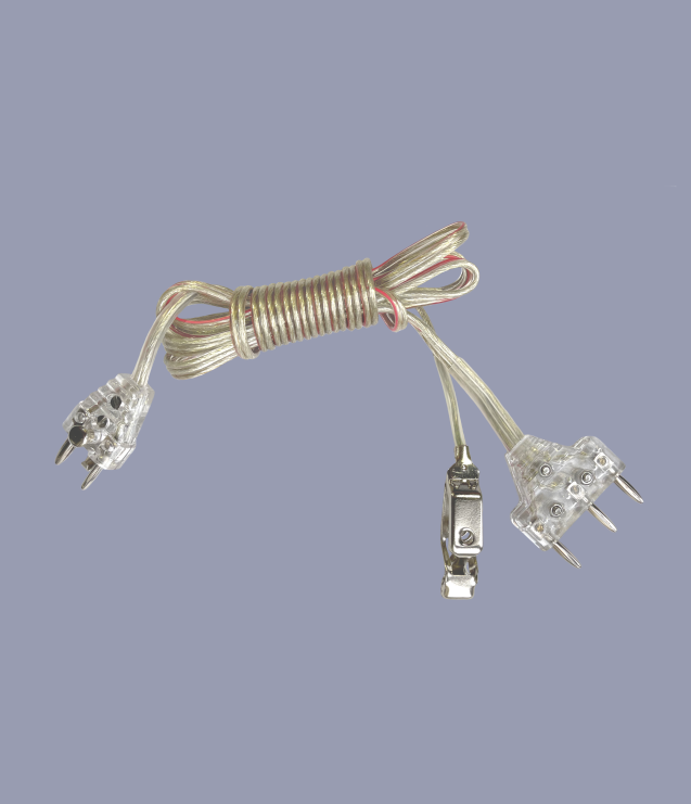 Foil and Sabre Body Cord with Transparent Plugs - Fencing Equipment for Competitive Training & Tournaments