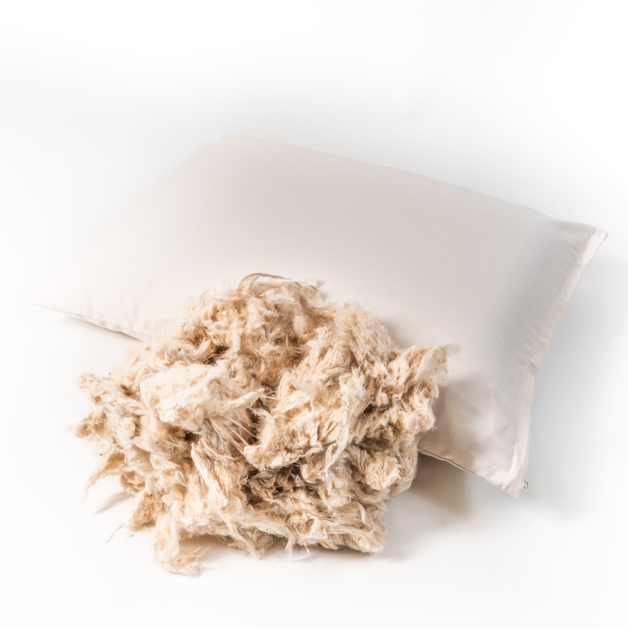 Premium Kapok Bed Pillow - Natural & Hypoallergenic Standard Size Pillow for Side, Back & Stomach Sleepers - Perfect for Home, Hotel & Travel Use