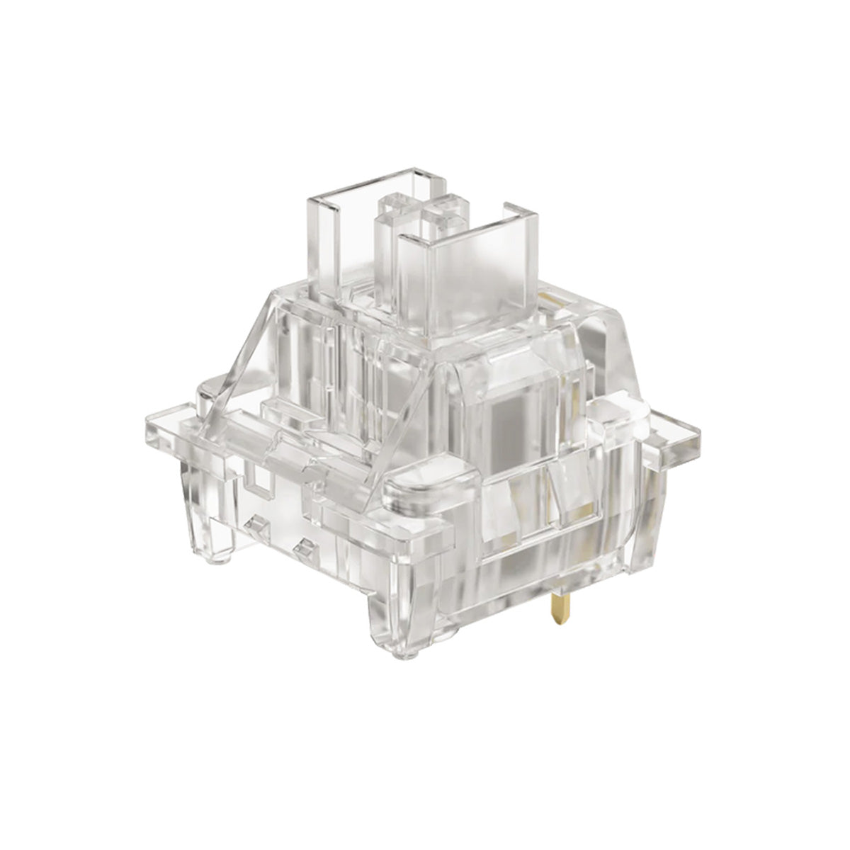 Akko V3 Crystal Pro Linear Switch - 45pcs Mechanical Keyboard Switches for Gaming & Typing | Smooth & Quiet Linear Feel | Perfect for PC, Mac & Custom Keyboards