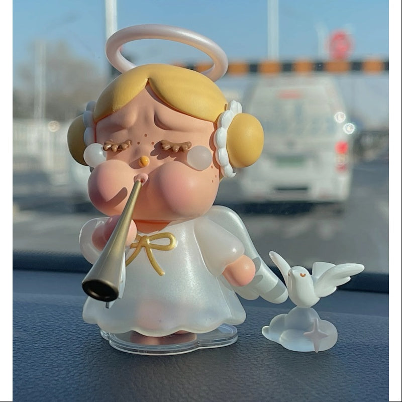 1/144 Scale Crybaby Lonely Christmas Series - Secret Lonely Angel Figure | Collectible Anime Model for Christmas Decorations & Gift Giving