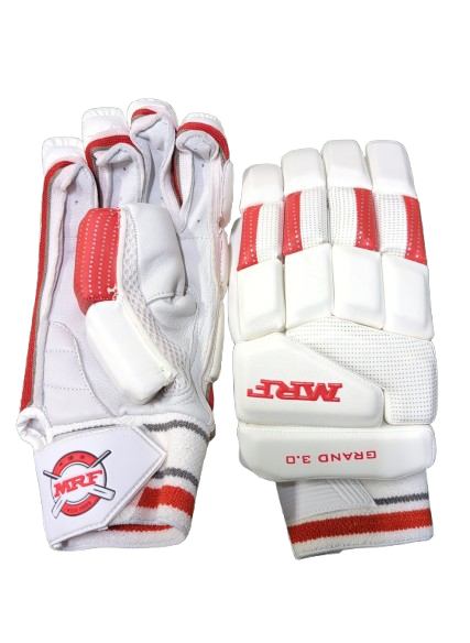 MRF Grand 3.0 Batting Gloves - Premium Cricket Gloves for Men (UK Model 4) - Perfect for Professional Matches & Training Sessions