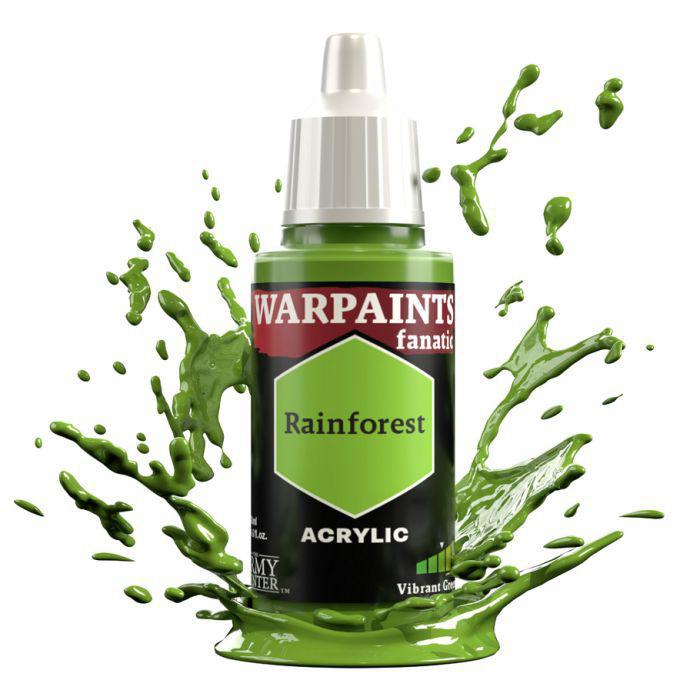 Army Painter Warpaints Fanatic Rainforest - Premium Miniature Paint Set for Tabletop Gaming & Warhammer - Perfect for Fantasy, Sci-Fi, and D&D Miniatures Painting