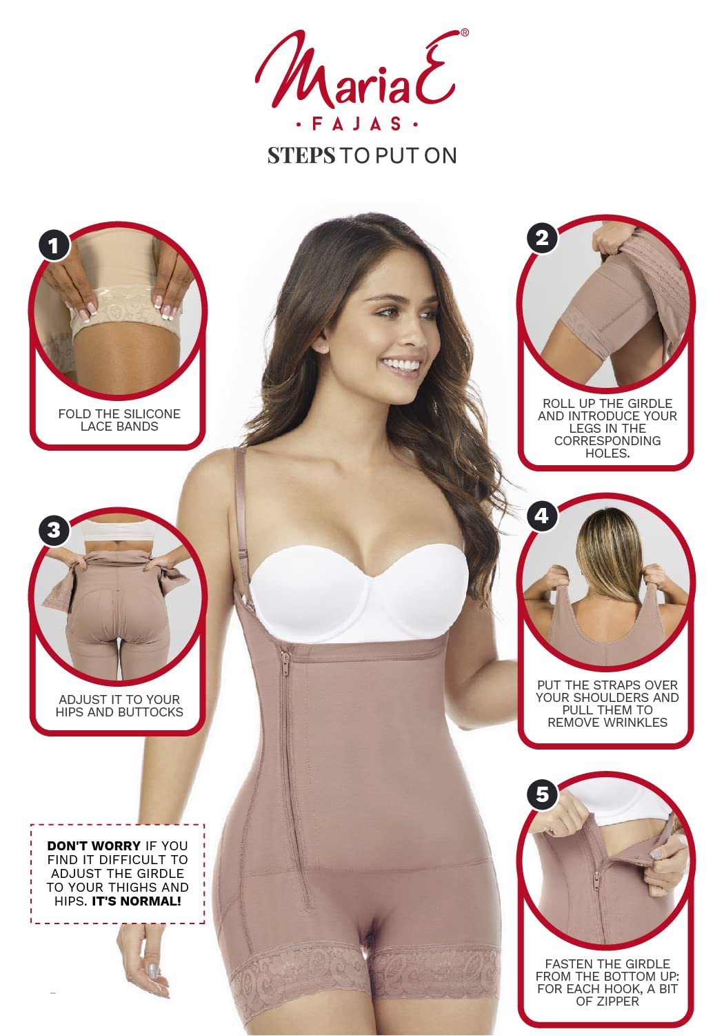 MARIAE Midthigh Open Bust Slimmer Shapewear | Colombian Body Shaper Fajas for Women | Perfect for Tummy Control & Waist Training Under Dresses