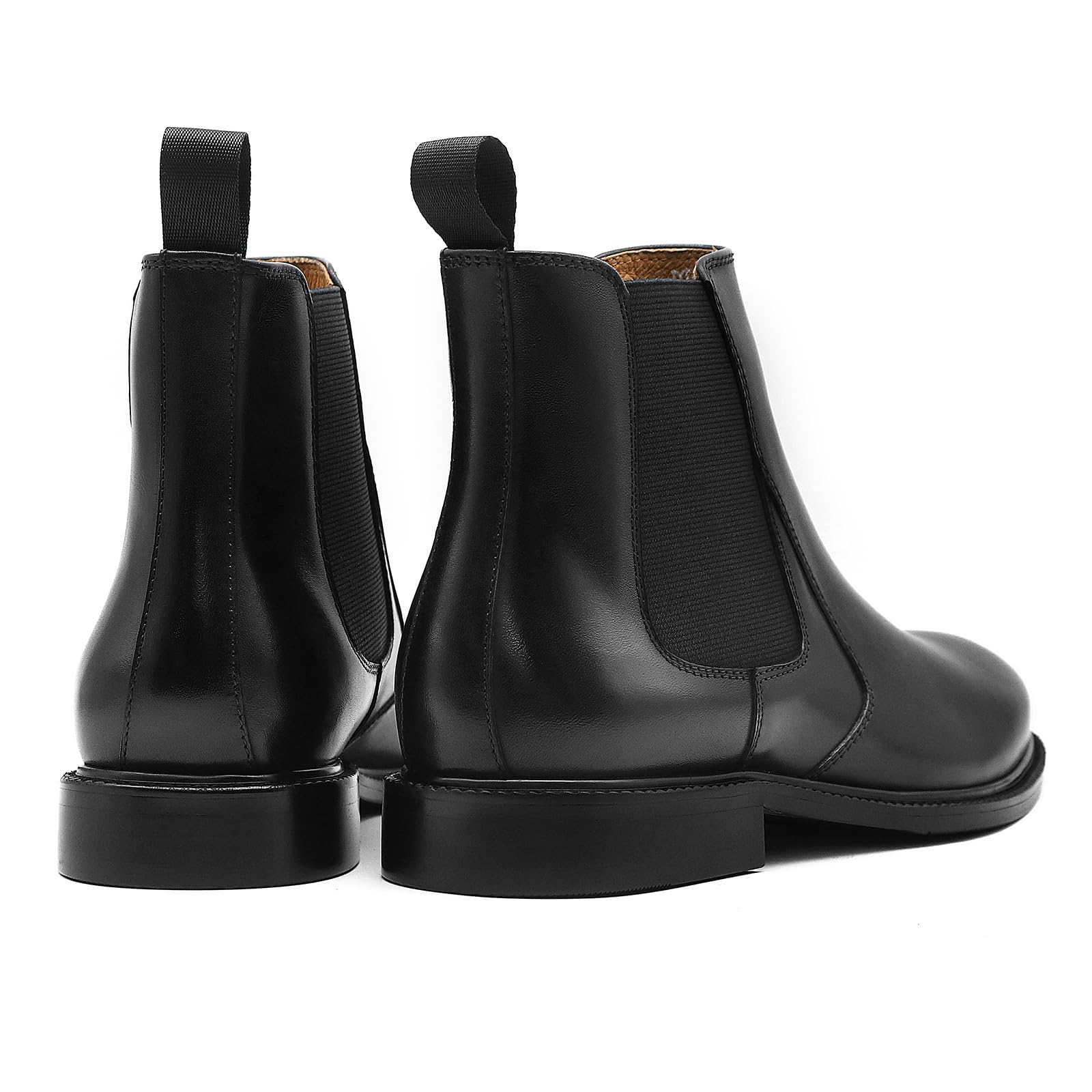 Premium Genuine Leather Men's Chelsea Boots - Slip On Dress Boots for Men | Comfortable & Stylish for Work, Casual Outfits & Date Nights