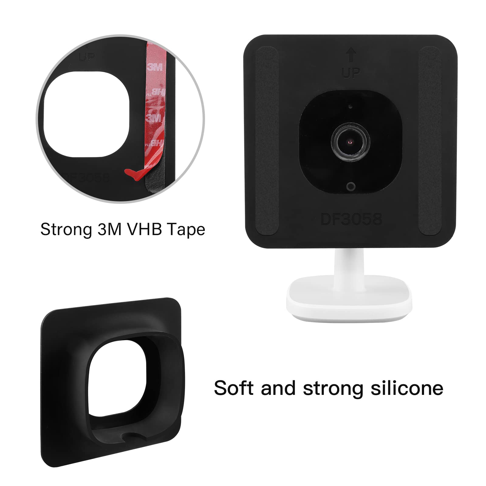 HOLACA Window Mount for Eufy Solo IndoorCam C24 & C120 - 2K Security Indoor Camera Mount - Black (1 Pack) - Perfect for Home Surveillance & Baby Monitoring