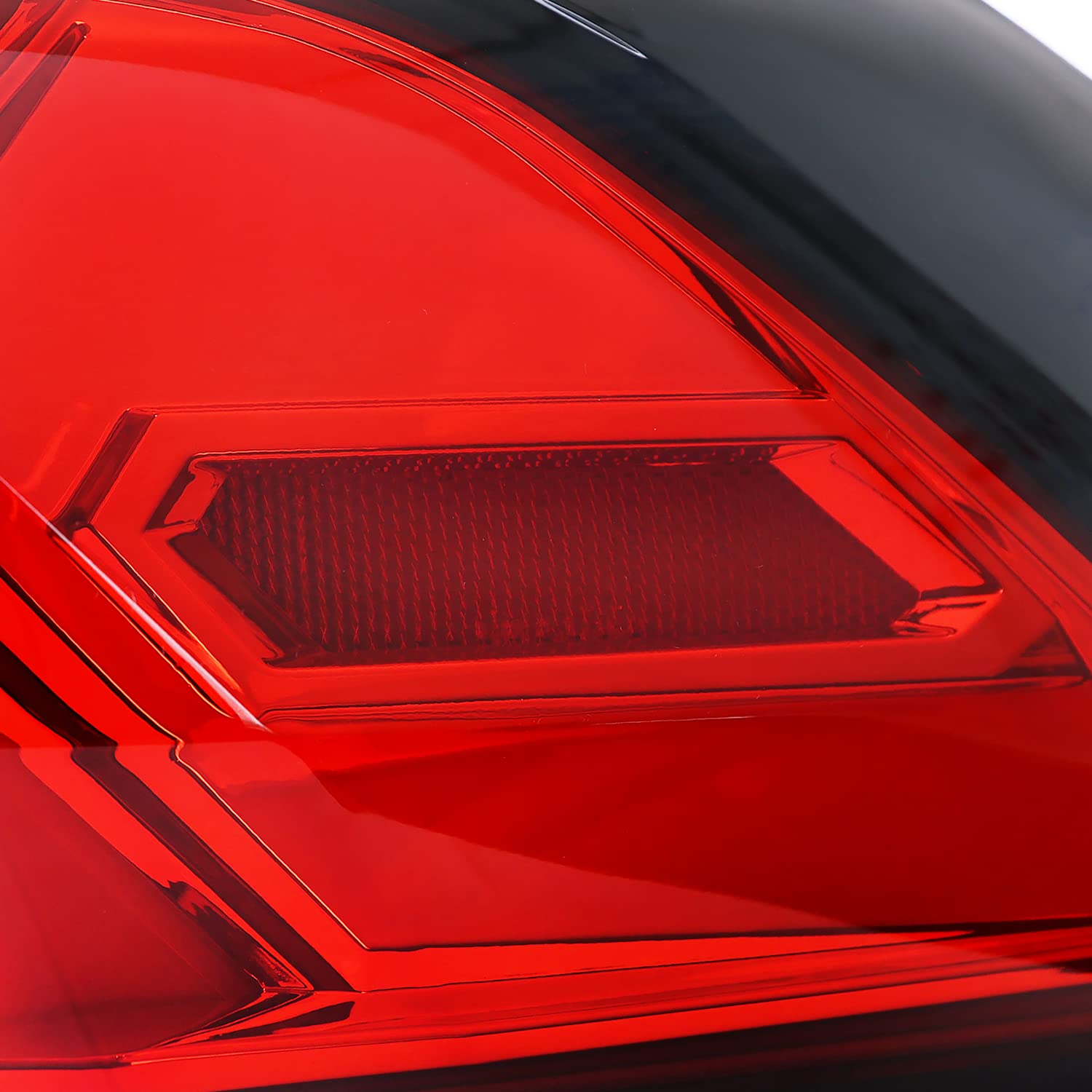 Spec-D Tuning Red LED Sequential Tail Lights for 2019-2023 Toyota RAV4 - Left & Right Pair Assembly - Enhanced Visibility & Style for Night Driving & Custom Car Upgrades