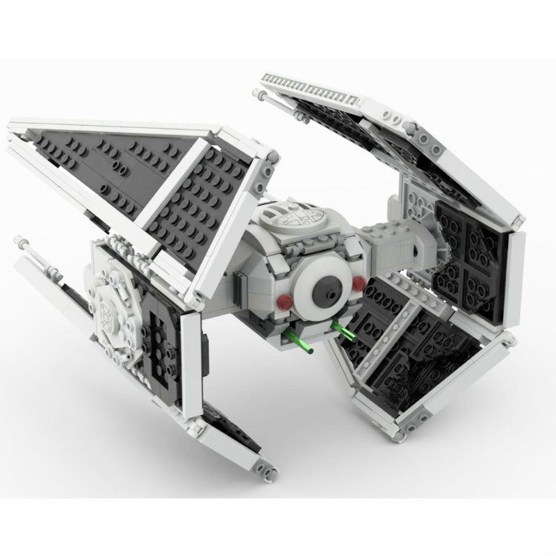 549pcs MOC 66308 TIE Interceptor 75300 Building Blocks Set - Star Wars Spaceship Model Kit for Adults & Kids - Perfect for Collection, Display & Creative Play