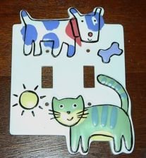 Best Friends Decorative Double Switch Plate Cover - Cute & Stylish Wall Decor for Bedroom, Living Room, or Gift Idea