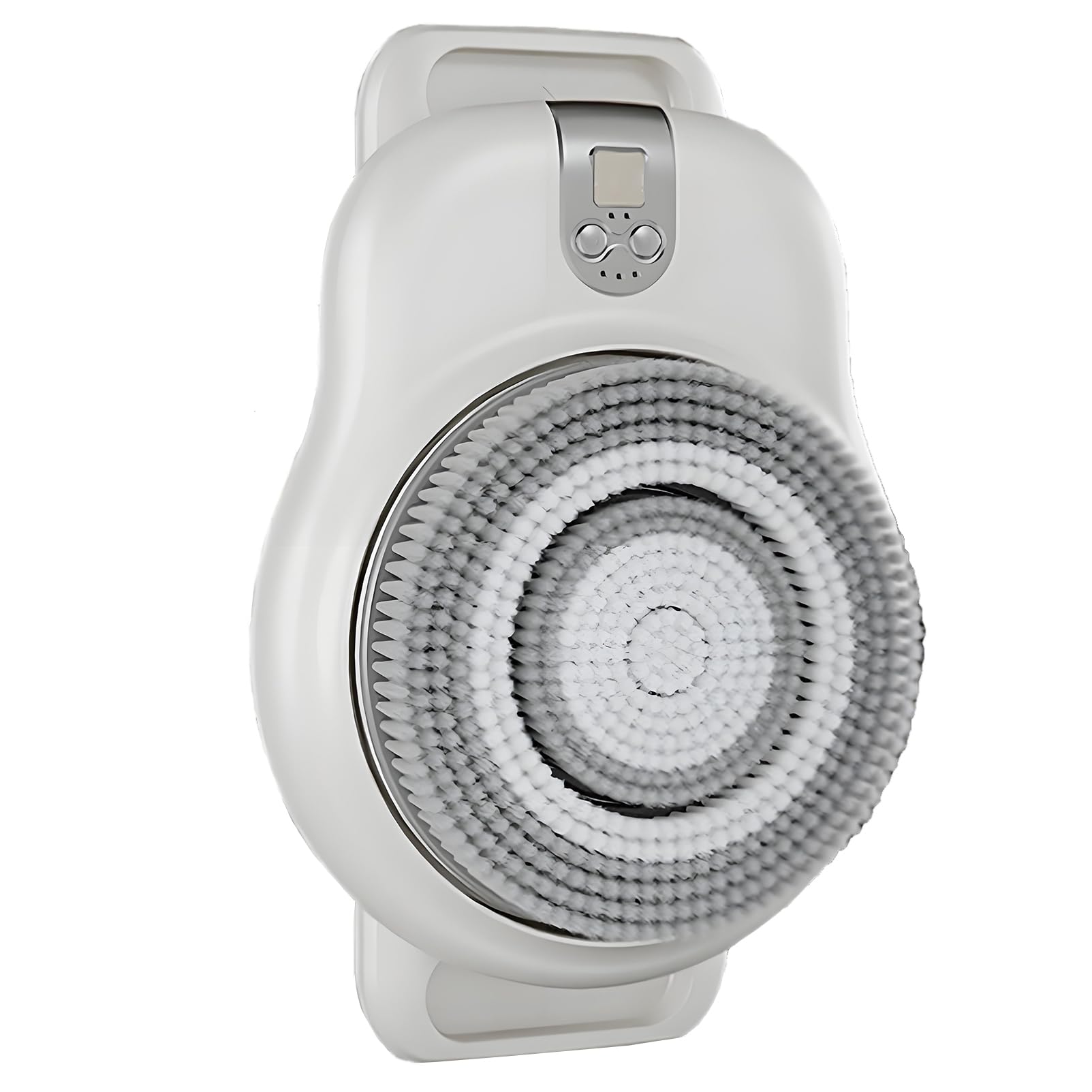 Electric Body Scrubber with 360° Rotation - 2-Speed Wall Mounted Shower Brush with 7in Head for Deep Cleansing & Exfoliation - Perfect for Back Scrubbing, Foot Care & Spa-Like Bath Experience