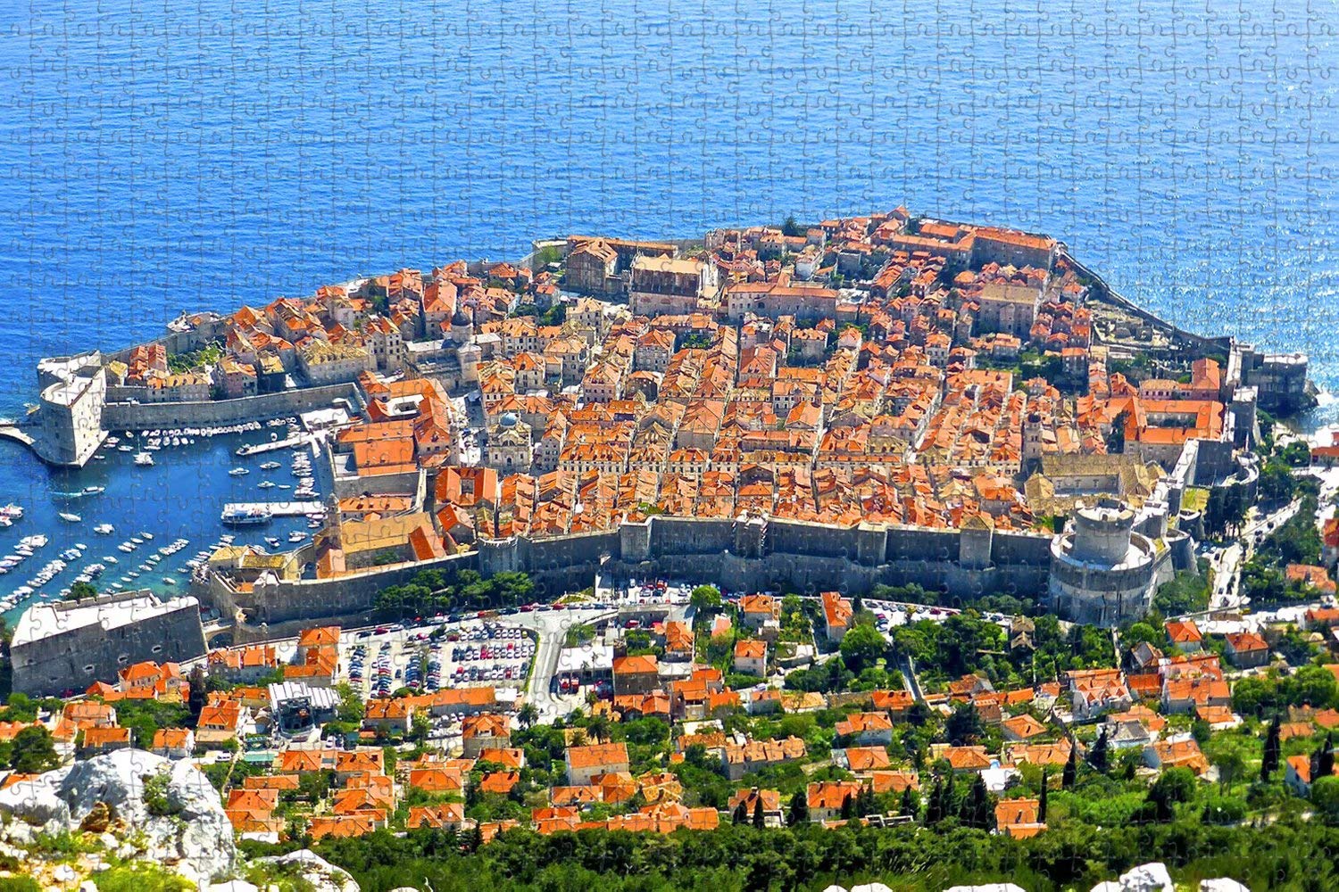 1000-Piece Croatia Dubrovnik City Walls Jigsaw Puzzle for Adults – Premium Travel Souvenir & Home Decor Gift | Perfect for Relaxation, Family Game Night & Wall Art Display
