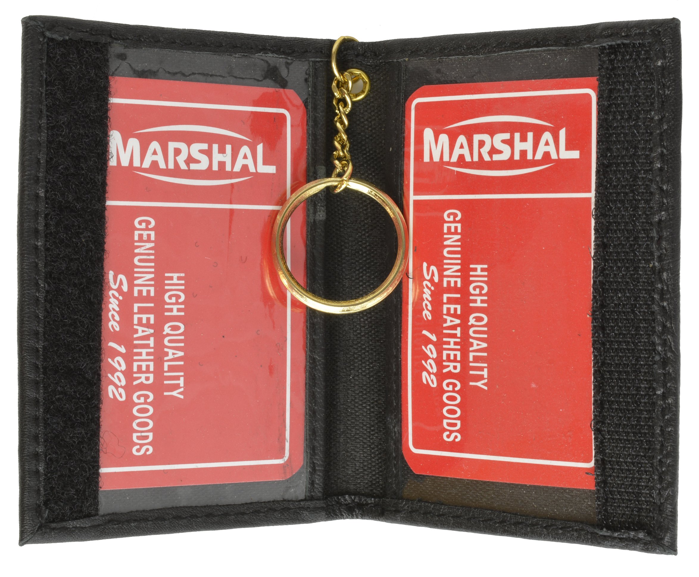 Genuine Lambskin Leather Credit Card Holder & ID Card Case with Keychain - Slim RFID Blocking Wallet for Men & Women - Perfect for Travel, Business, and Everyday Use