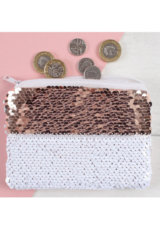 Reversible Sequin Purse for Women - Sparkly Crossbody Bag for Parties, Weddings & Special Occasions