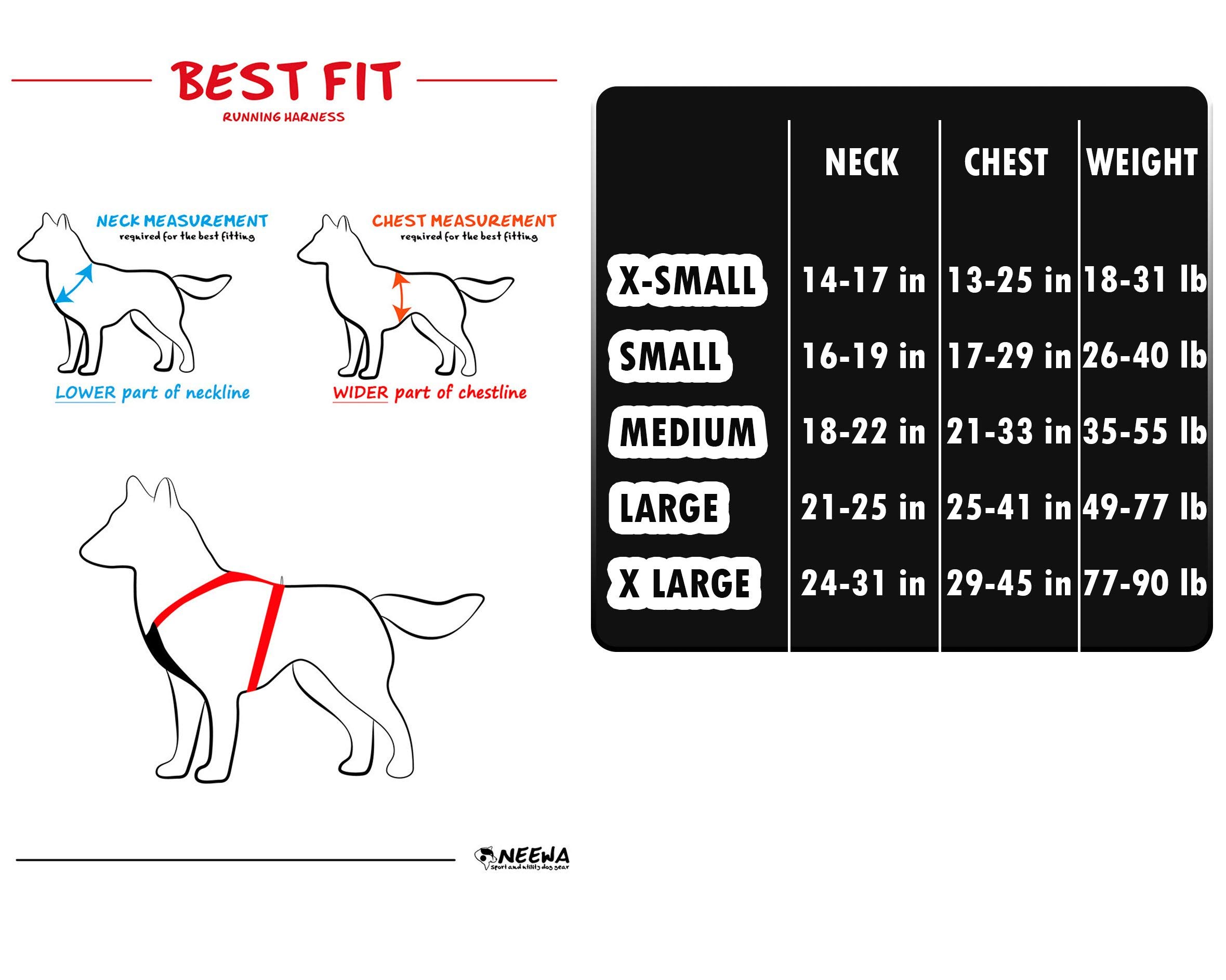 Neewa No-Pull Dog Running Harness - Reflective & Adjustable Small Pet Vest for Jogging, Hiking & Outdoor Adventures (Yellow) - Perfect for Active Dogs & Daily Walks