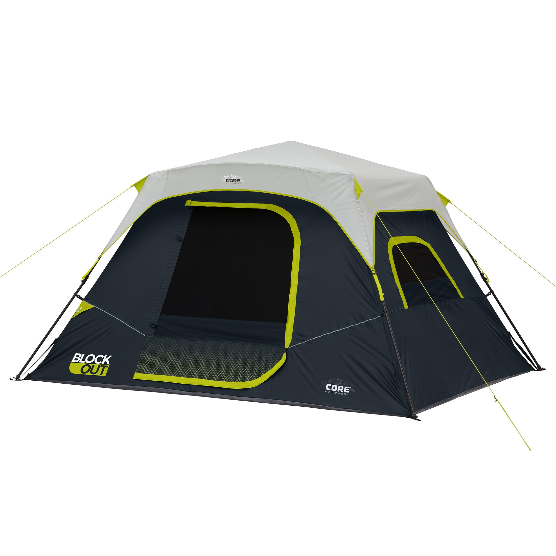 Instant Cabin Tent with Blackout Technology | Large Family Pop Up Dark Room Tent for Easy Camp Setup | Includes Storage Pockets | Perfect for Outdoor Camping, Hiking, and Backyard Adventures
