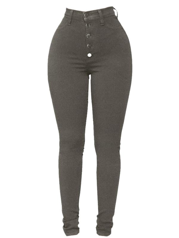 Women's High Rise Stretch Skinny Jeans - Super Soft Denim for Curvy Fit, Perfect for Casual & Office Wear