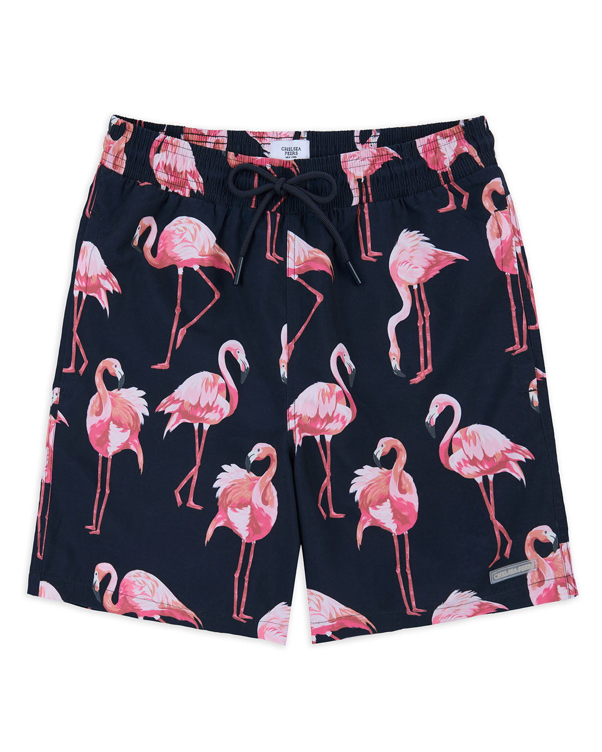 Stylish Flamingo Print Swim Shorts for Men - Quick-Dry, Comfortable Beach & Pool Swimwear for Summer Vacations