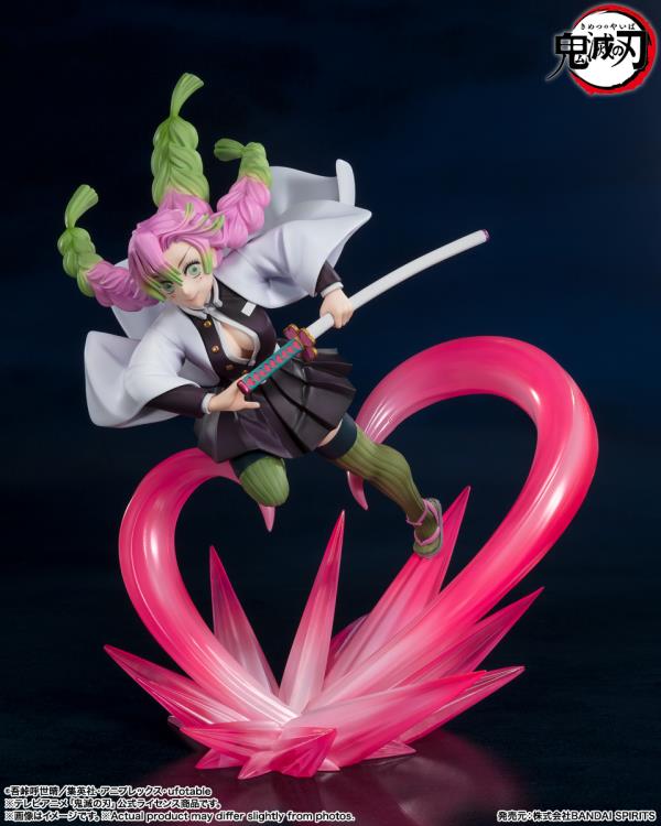 Figuarts Zero Demon Slayer: Kimetsu no Yaiba Mitsuri Kanroji Anime Figure Statue - Collectible Japanese Manga Character Model for Home Decor, Office Display, and Anime Fans Gift