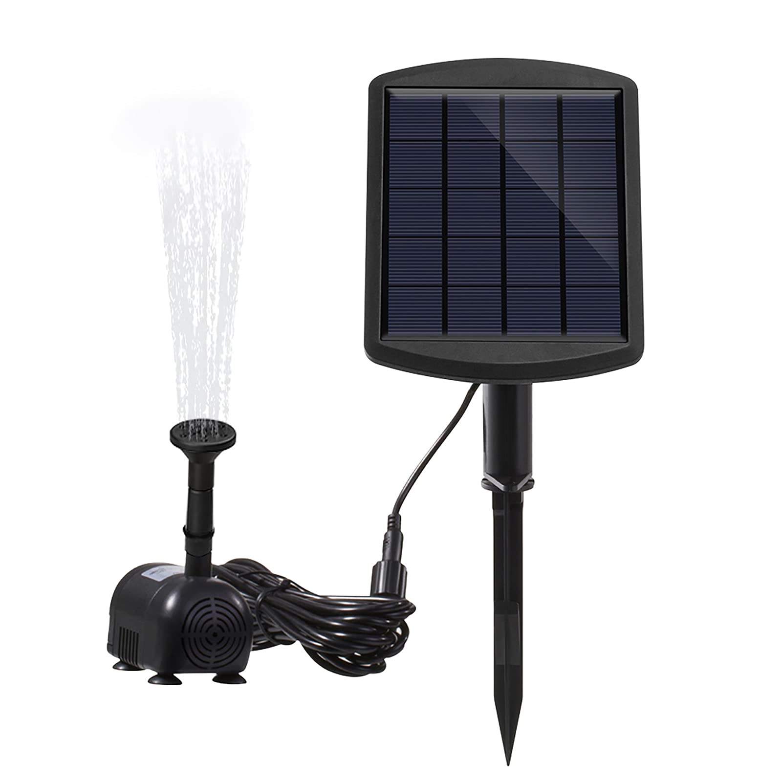 Yajun Professional Solar Powered Fountain Pump - Automatic Irrigation System for Garden, Pool, and Outdoor Plants | Eco-Friendly Watering Solution for Decoration & Cycling
