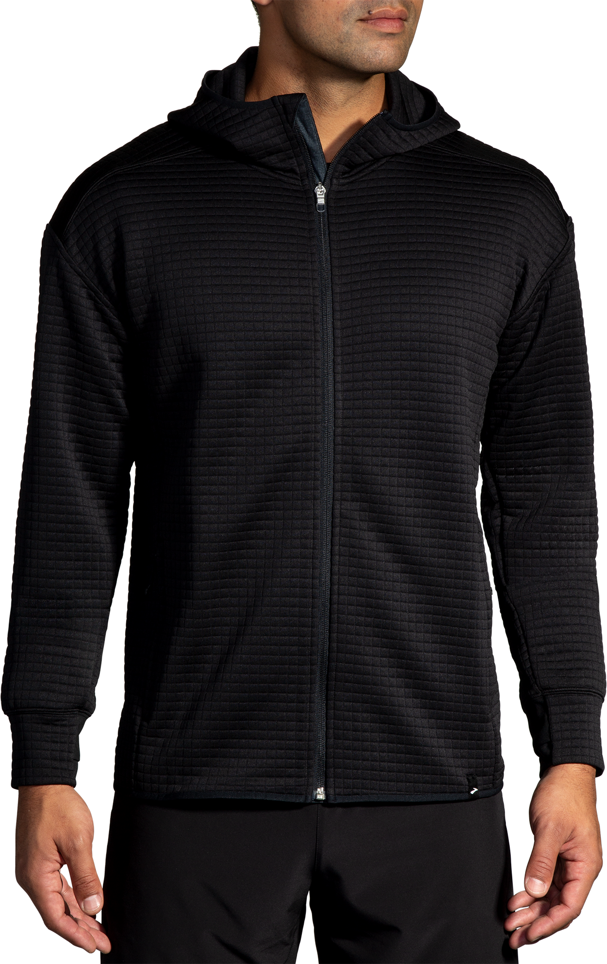 Men's Midweight Hoodie - Black | Comfortable & Stylish Activewear for Workouts, Running & Casual Wear