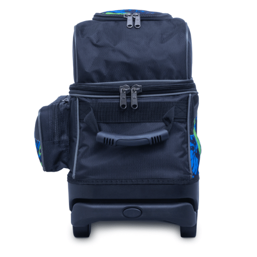 Brunswick Punisher Double Roller Bowling Bag - Blue/Green | Durable & Spacious for League Play & Tournaments | Perfect for Pro & Casual Bowlers