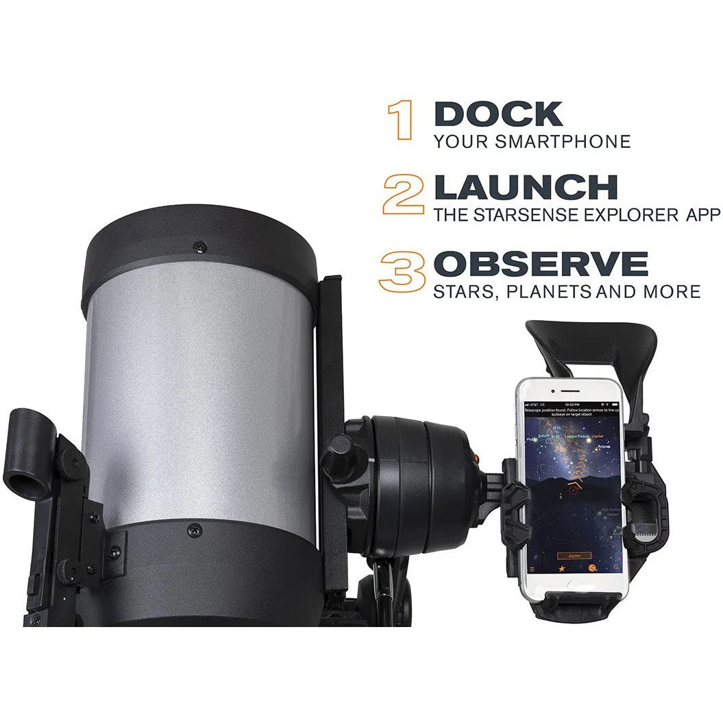 Celestron StarSense Explorer DX 6 Telescope - Smartphone App-Enabled Astronomy Telescope for Beginners & Adults - Perfect for Stargazing, Moon Observation & Astrophotography