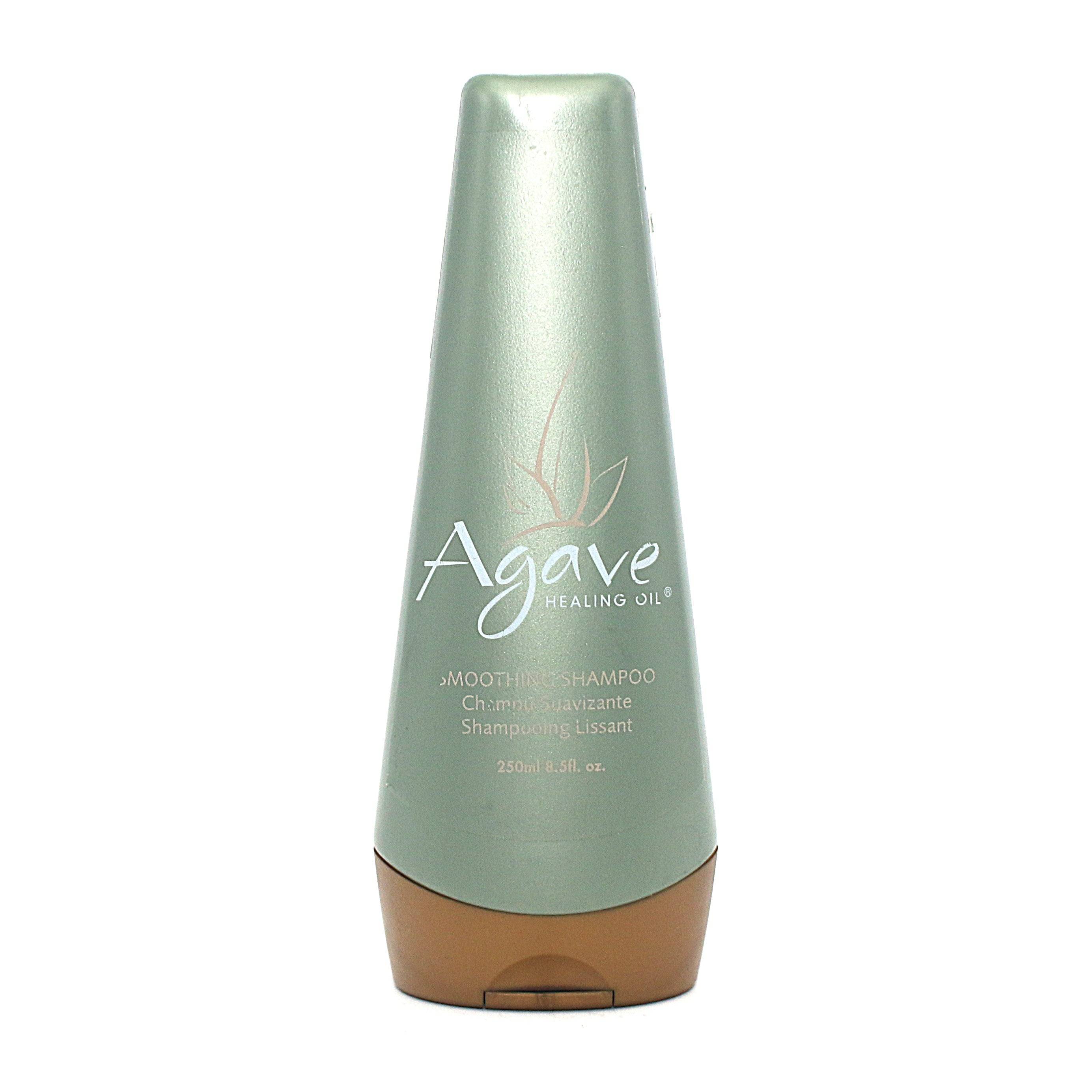 Agave Healing Oil Smoothing Shampoo for Dry Damaged Hair - 8.5 oz | Sulfate-Free & Paraben-Free | Hydrating & Repairing Hair Care for Frizz Control & Shine Enhancement | Perfect for Daily Use & Salon-Quality Results