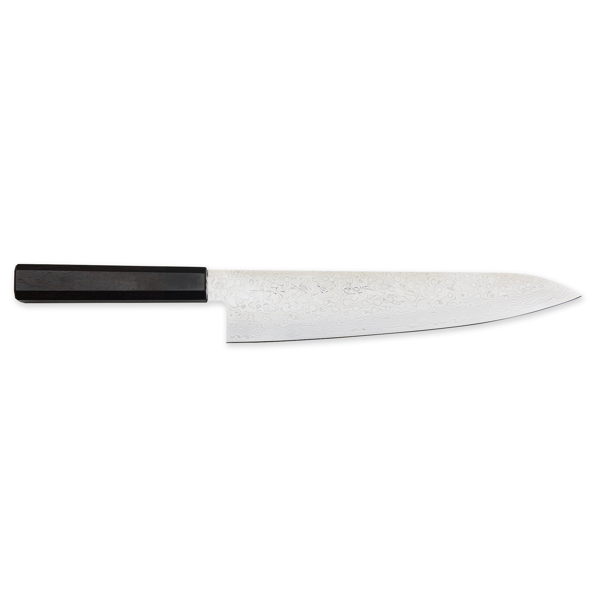 Kikuichi NWD Nickel Warikomi Damascus 45-Layer Rosewood Gyuto Knife 240mm - Premium Japanese Chef's Knife for Slicing, Dicing & Precision Cooking