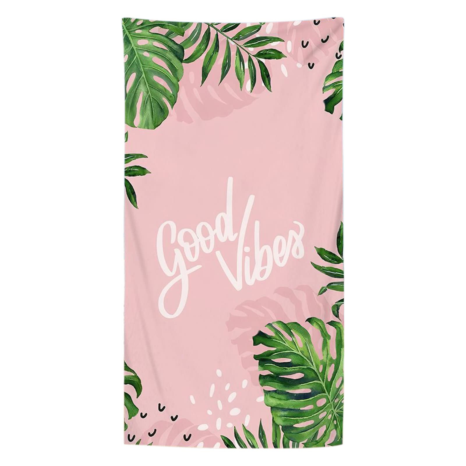 Premium Microfiber Beach Towel - Ultra Lightweight, Quick Dry & Sandproof - Stylish Pattern Bath Towel for Travel, Pool, Yoga & Outdoor Activities