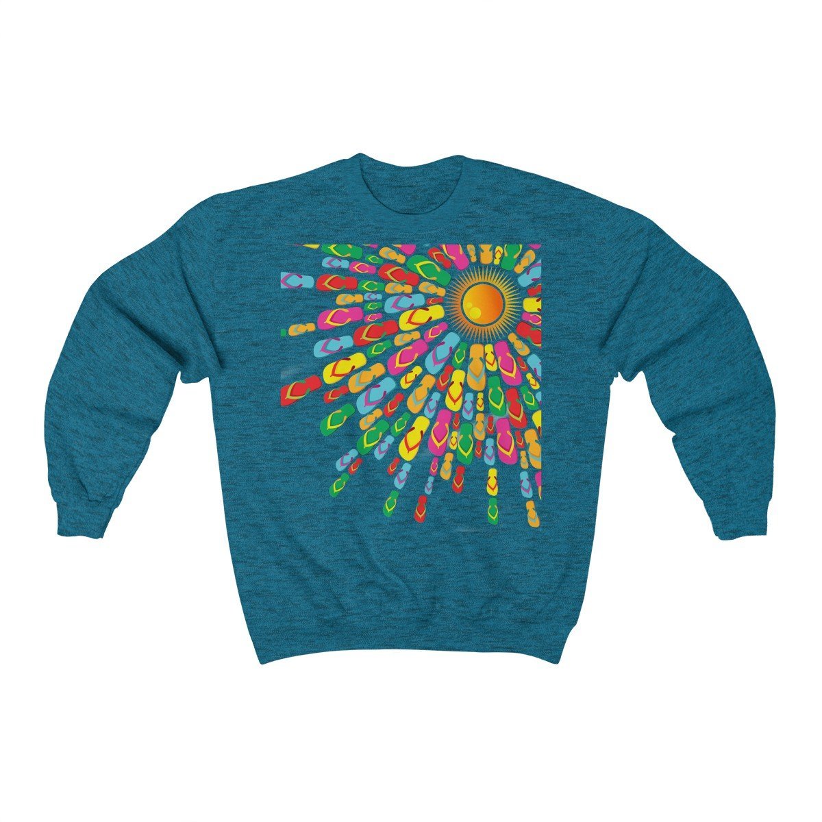Flip Flops Sunshine Sweatshirt - Comfortable & Stylish Summer Hoodie for Beach, Pool, and Casual Wear