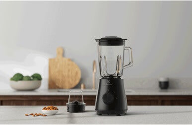 Electrolux E3TB1 210K 500 Watt UltimateTaste 300 Blender - 2 Speed Settings for Smoothies, Shakes & Food Prep - Powerful Countertop Blender for Kitchen & Home Use